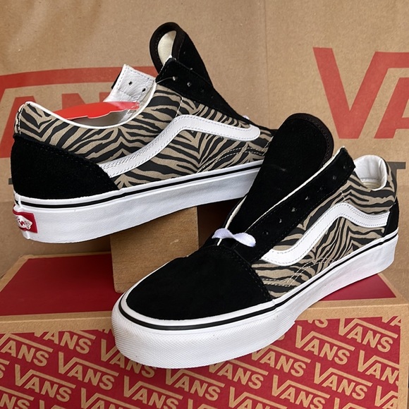 Vans Old Skool Safari Multi Mix/True White mens - Picture 11 of 16
